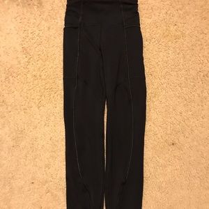 Size 2 black high waisted lululemon leggings